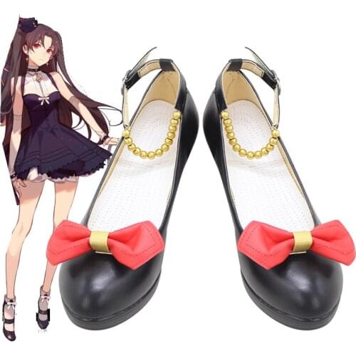Fate/Grand Order Lancer-class Servant Goddess of the Underworld Ereshkigal Irkalla Game Cosplay High Heel Shoes Boots X002