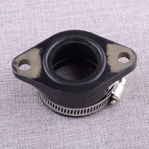 CITALL 2Pcs Carburetor Intake Manifold Flange Adapter Boot Fit for PWK 28mm 30mm UTV ATV Motorcycle Dirt Bike Quad Accessories