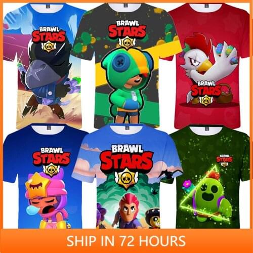 Colt Nita Spike and Stars T-shirt Max Leon Child Kids Tshirt Game 3d T-shirt Shirt Girls Short Sleeve Boys Clothes