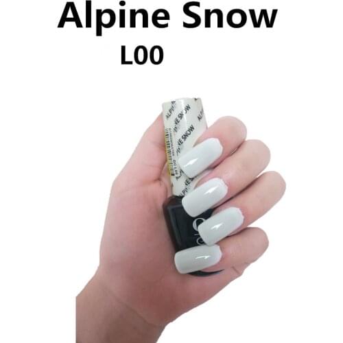 L00 Alpine Snow 15ml UV LED Gel Polish Vernis Permanent Lasting Shine opies Nail Art (need lamp dry)
