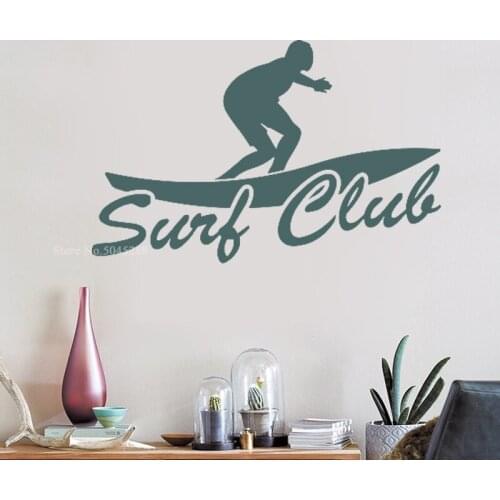 Summer Wall Stickers for Living Room Surf Wallpapers Decal Decal Paper Custom Color Environmental Protection Affordable Z197