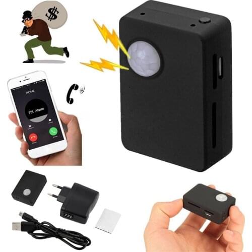 Mini Equipment and Light Weight Durable Infrared GSM MMS & Call Alarm Quad Band Sensor with Camera Mic Tracker x9009