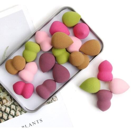 High Quality 20Pcs Mini Makeup Sponge Cosmetic Puff Powder Puff Smooth Makeup Foundation Sponge Beauty Make Up Tools Accessories