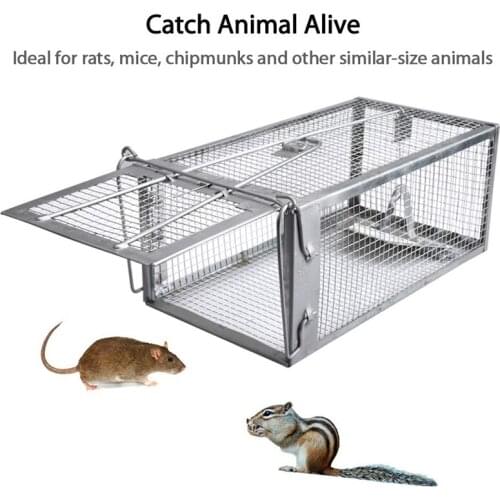 Mouse Rat Trap Cage Live Animal Pest Rodent Mouse Control Bait Catch
