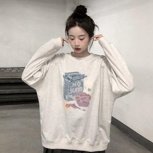 Cheap wholesale 2021 spring summer autumn fashion casual Girls cute women Sweatshirt woman Hoodies female Lady sweatshirt Ay303