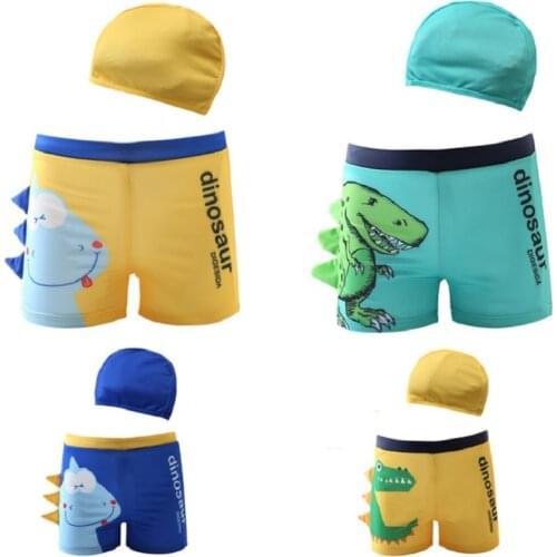 Boys Swimming Trunks For Boys Swimwear Boys Swimsuit Boy Swimming Shorts Kids Beach Swimwears Baby Swimming Hat