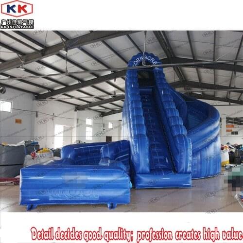 Amusement Park Game Corks Crew Inflatable Slide Pool Children Inflatable wet Slide for Sale