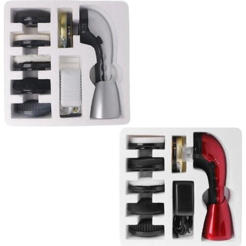 Drop Ship&Wholesale Portable Handheld Automatic Electric Shoe Brush Shine Polisher 2 Ways Power Supply Sep.20