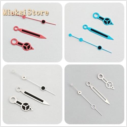 Pink/silver/black/blue watch hands fit Miyota 8215 821A（82series）,Mingzhu DG2813/3804 movement