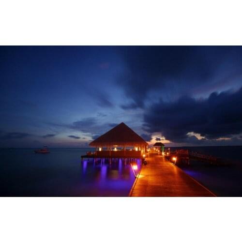 Paradise Beach Art Film Print Silk Poster Home Wall Decor 24x36inch