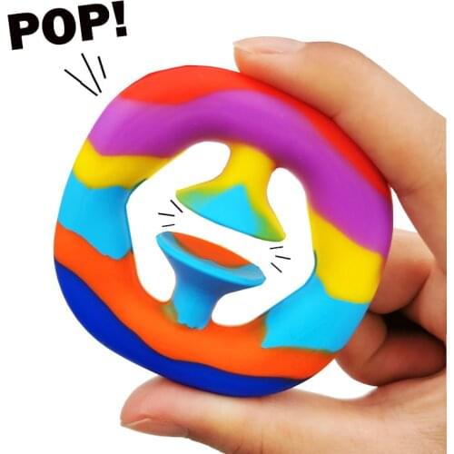 Snapperz Fidget Toy Anti Stress Relaxing Squeeze Sensory Toys Hand Grip Ball Gift For Children Adults 1PCS