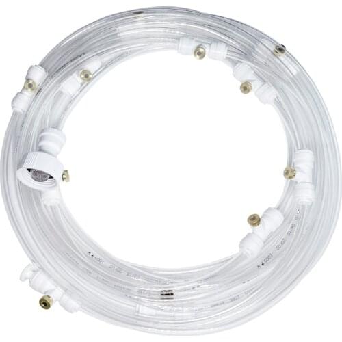 Outdoor Misting Cooling System Kit Greenhouse Garden Patio Waterring Irrigation Mister Line For Green House Potted Plant