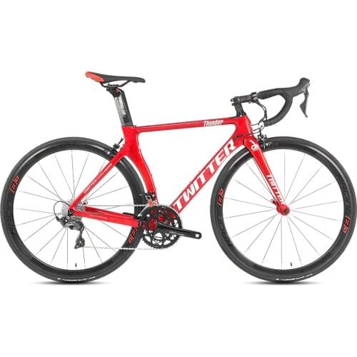 TWITTER Thunder Road Bike 700C Carbon Fiber Road Bike 22 Speed Carbon Bicycle with SHIMANO UT/R8000 groupsets EU Taxes free