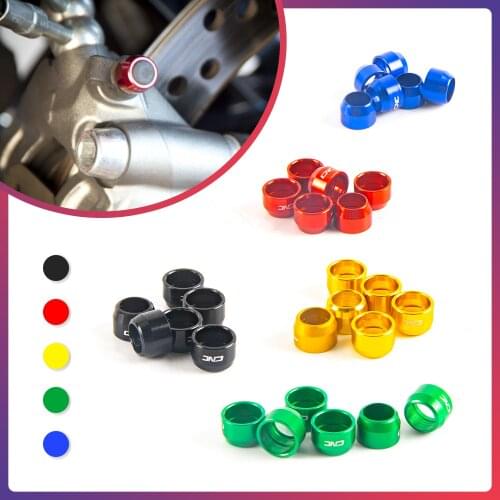 Motorcycle Universal Billet Bleed Valve Cover Kit For Ducati Monster Hypermotard Multistrada Streetfighter Diavel Panigale