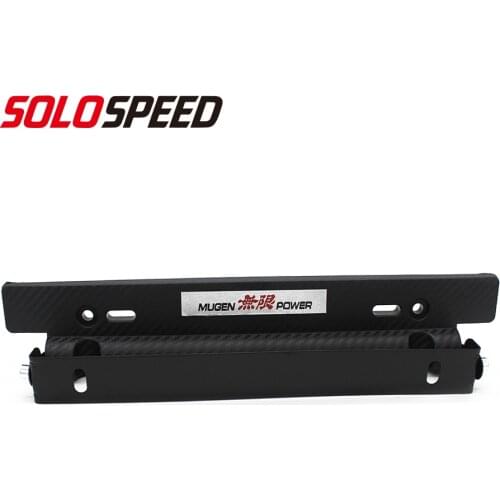 Universal Adjustable Car License plate bracket Carbon Fiber License Plate Frame Holder Racing Number Plate