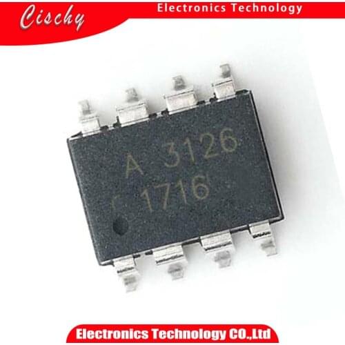 1pcs/lot A3126 SOP HCPL-3126 HCPL3126 SMD-8