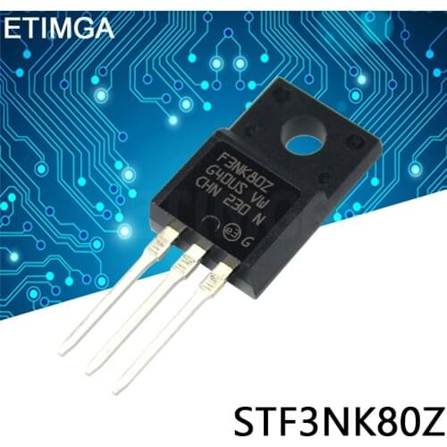 10PCS/LOT STF3NK80Z TO-220F STF3NK80 TO-220 F3NK80Z new MOS FET transistor