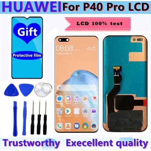 100% Original 6.58'' OLED Display Replacement For Huawei P40 Pro LCD Touch Screen Digitizer Assembly For Huawei P40Pro Display