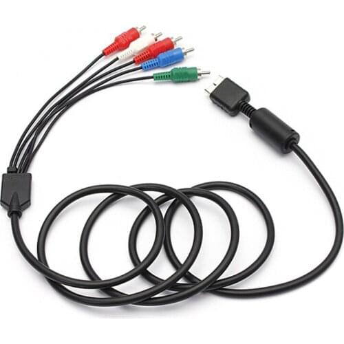 100pcs/lot Wholesale HD Component AV Audio Video HDTV Cable Cord for Sony PS1 PS2 PS3