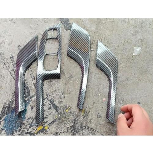 Left-hand drive car switch for car windows Panel sequins inner armrest Armrest decorative frame for hyundai Santa Fe IX45 2013-2