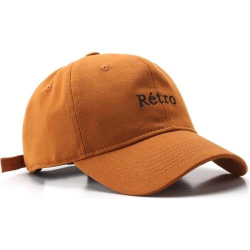 Women Men Retro Letters Embroidery Baseball Cap Harajuku Hip Hop Solid Color Outdoor Sports Sunscreen Adjustable Snapback