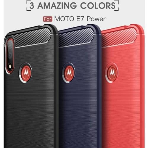 For Motorola Moto E7 Power Case Luxury Full Soft TPU Silicone Cover ShockProof Case For Moto E7Power E 7 MotoE7 Phone Cases