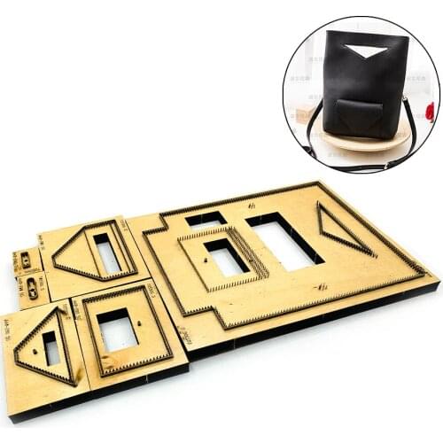 Handmade Wooden Mold Cutting Diy Wallet Purse 2021 Handbag Inclined Shoulder Bag Mold Scrapbook Suitable For Die Cutting Machine