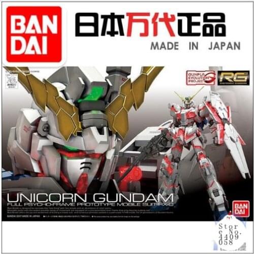 Bandai Gundam 16741 RG 25 1/144 RX-0 UNICORN Gundam Action Figure model toys kids