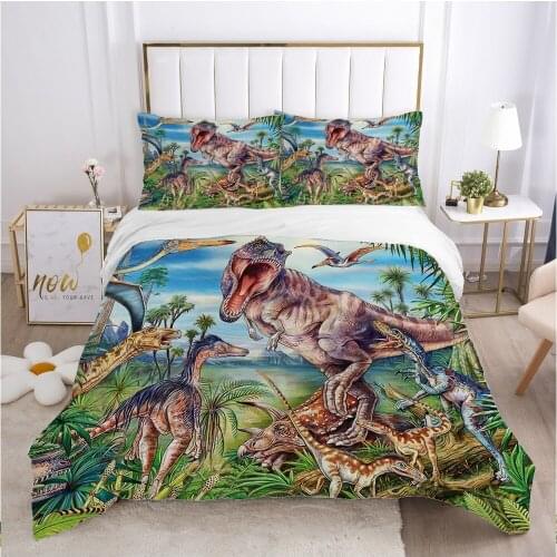Cartoon Childrens Bedding set for kids baby boy girls Duvet cover set pillow case Bed linens Quilt cover 140x200 Car blue