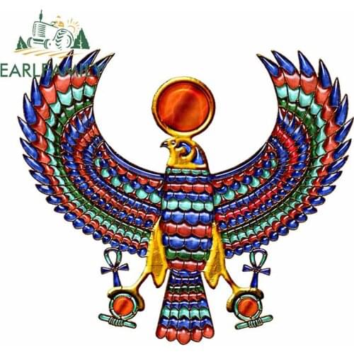 EARLFAMILY 13cm x 11.5cm for Ancient Egyptian God Horus VAN Decal Car Stickers Waterproof Car Accessories Occlusion Scratch Deal