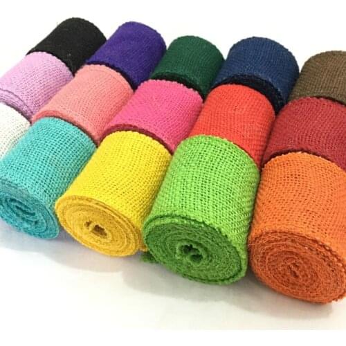 New 60mm 10 Meters Linen Ribbon Belt Bag Webbing Binding Tape Diy Craft Projects Handmade Christmas Decorations Free Shipping
