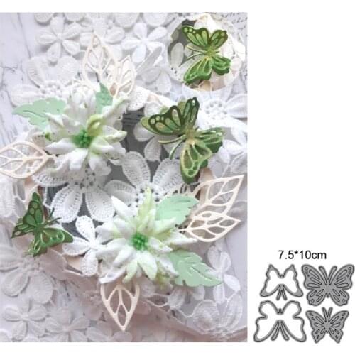 Metal Cutting Dies Cut Mold Layering Butterfly Christmas Decoration Scrapbook Paper Craft Knife Mould Blade Punch Stencils dies