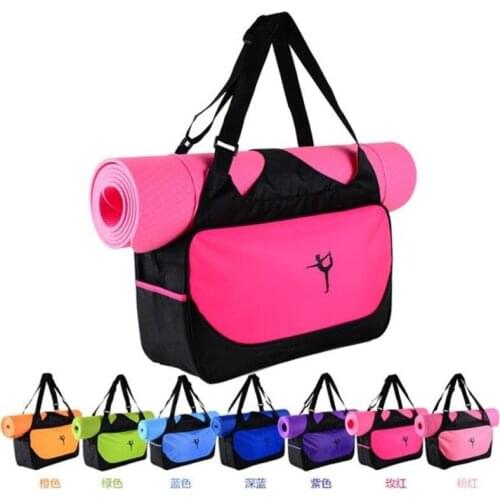 Multi-functional Waterproof Clothes Backpack Yoga Mat Bag Womens Handbags For Fitness Gym Pilates Travel Sports Bag Without Mat