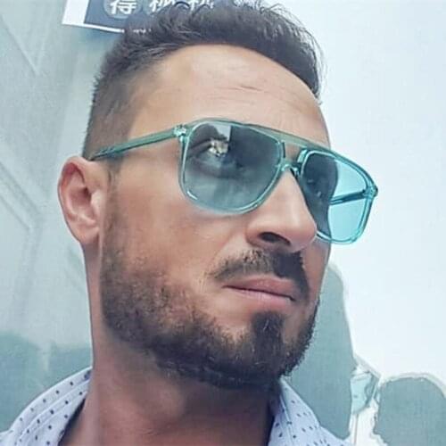 RunBird New Women Men Candy Colors Sunglasses Fashion Brand Designer Vintage Round Blue Sun Glasses Female Oculos De Sol UV400