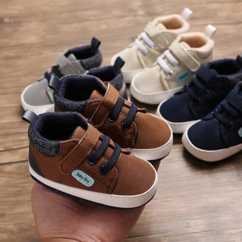 2020 Baby Shoes Newborn Fashion Baby Girl Boys Sports Crib Soft Anti-slip Shoes Soft Sole Sneakers Prewalker 0-18M