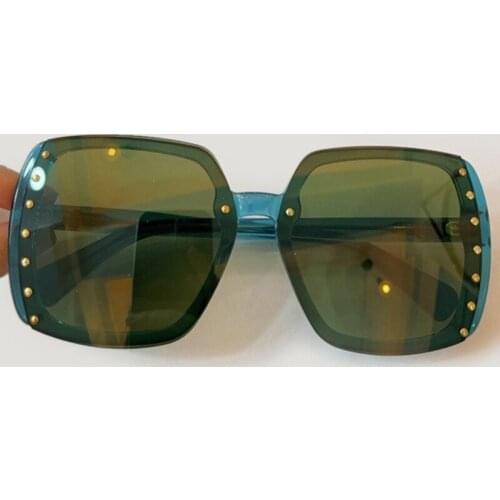 Luxury New Fashion Sunglasses For Women Brand Designer Acetate Square Oversize Gradient Sun Glasses Oculos De Sol