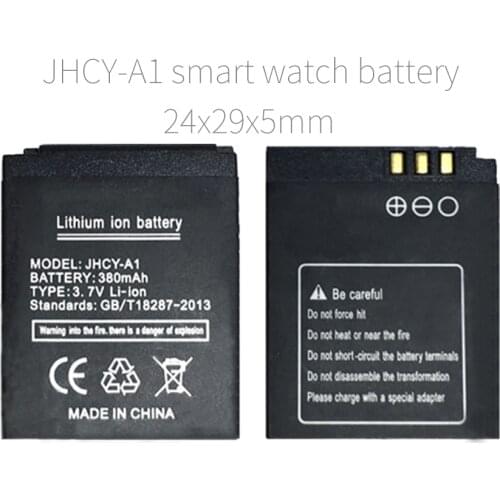 OCTelect JHCY-A1-battery-smart-watch-phone-380mAh-battery-long-time-standby-battery