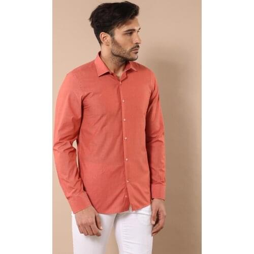 Plain Red Long Sleeves Shirt