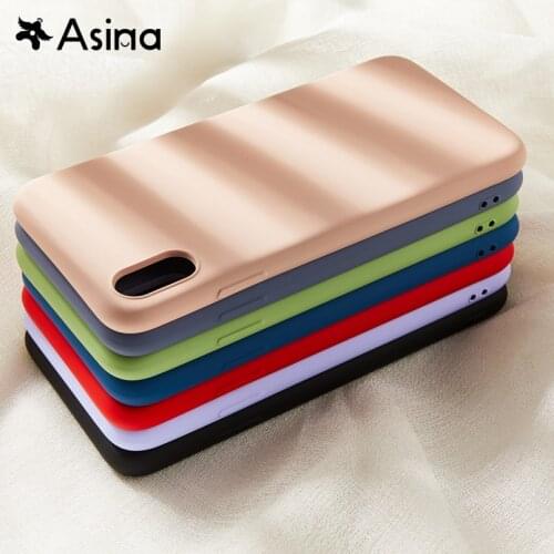 Silicone Case For iPhone X Xs Max XR Original Liquid Silicone Plain Color Clear Bumper For iPhone 6 6s 7 8 Plus Coque Capa