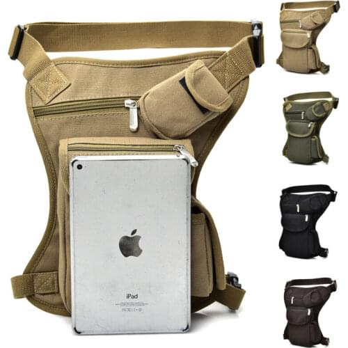 Outdoor Unisex Tactical Drop Leg Bag Thigh Pouch Waist Belt Military Bag New