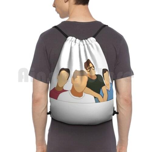 Do You Think I’M Weird ? Backpack Drawstring Bag Riding Climbing Gym Bag Standbyme 80 Movies