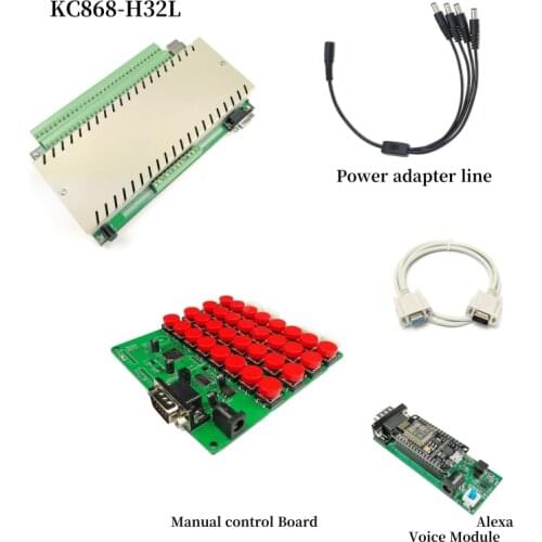 32 Channels Ethernet Relay Controller Support Voice And Manual Control