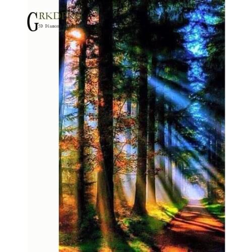 Landscape tree diamond embroidery 5d DIY diamond painting cross stitch full square rhinestone mosaic unfinished home decoration