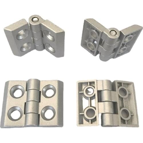 10pcs/lot 2020 Aluminum profile metal hinge Zinc alloy hinge Aluminum profile hinge