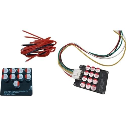 1.2A Balance Li-Ion Lifepo4 Lithium Battery Active Equalizer Balancer Board Capacitor BMS 4S