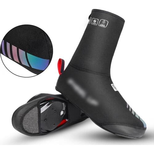 Motorcycle Boots Cover Bicycle Shoe Cover Waterproof Mountain Road Bike Riding Thickened Boots Cover Outdoor Riding Shoe Cover