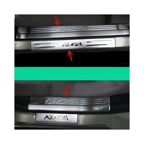 For Ford Kuga 2013-2019 stainless steel car threshold anti-scratch board anti-scratch protection car accessories