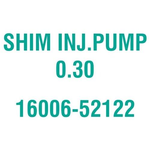 For Kubota 16006-52122 SHIM INJ.PUMP 0.30