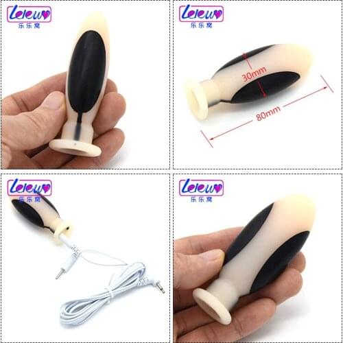 Electro Butt Plug Sex Toys for Men Women Electric Shock Anal Plug Therapy Massager Masturbation Medical Themed Toys