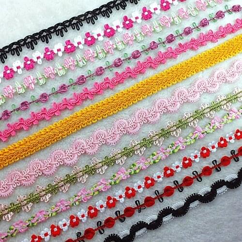 1 Yard Latest Gold Lace Fabric Applique Lace Ribbon Trim Guipure Fabric Laces Collar Trims Sewing Trimmings encaje dentelle TU14